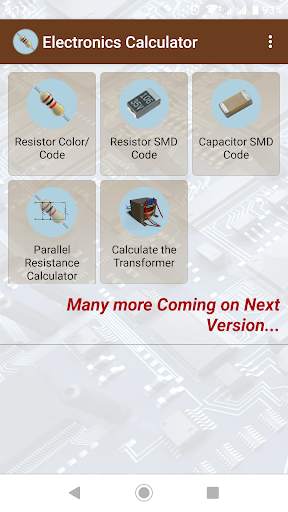 Electronics Calculator 1 تصوير الشاشة