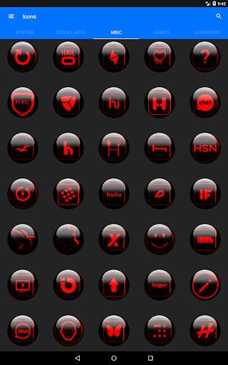 Red Glass Orb Icon Pack скриншот 24