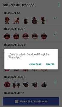 Deadpool stickers screenshot 2