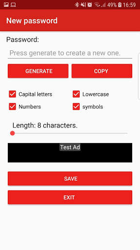 Password generator screenshot 2