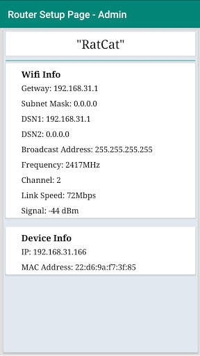 Router Setup Page - Admin screenshot 3