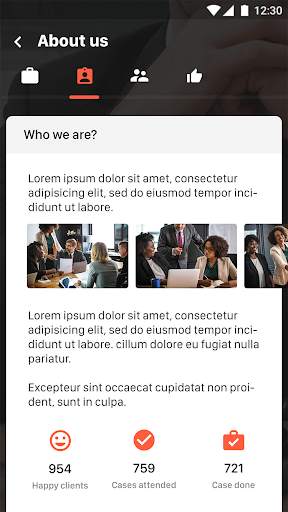 LawApp - Template screenshot 7