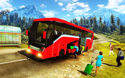 Uphill Bus Driving City Coach Simulator Bus Games screenshot 1