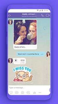 Stickers for Viber 1 تصوير الشاشة