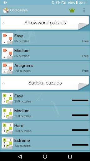 Grid games (crossword & sudoku screenshot 6