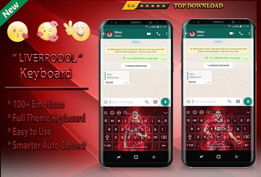 Reds Keyboard Theme Football 2019 स्क्रीनशॉट 2