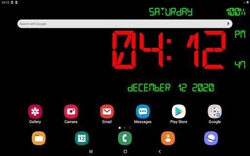 Digital Clock Live Wallpaper-7 PRO screenshot 13