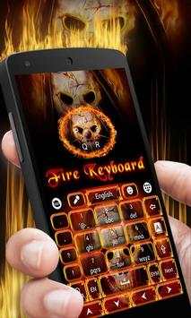 Fire Soul GO Keyboard Theme скриншот 4