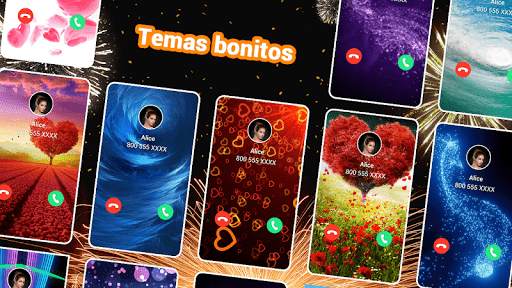 Temas de tela de chamada screenshot 1