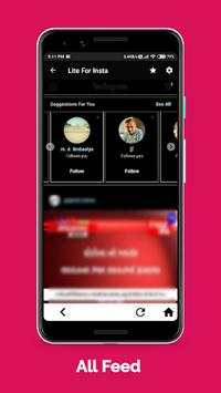 Lite for insta lite - Chat Messenger lite screenshot 5