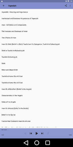 Aqeedah (The Righteous Creed) ENG Commentary Mp3 screenshot 3