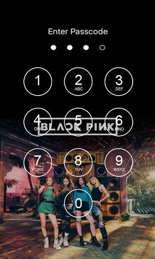 Black Pink Lock Screen screenshot 4