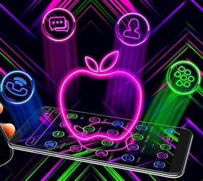 Neon Apple Colorful Launcher Theme🍏 screenshot 2