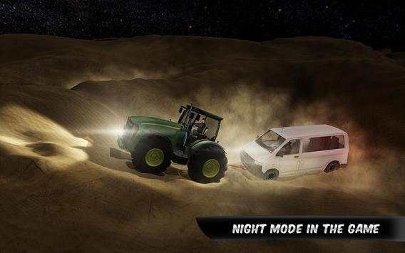 Hard Tractor Driving Tow Chained Car 3d free game screenshot 4