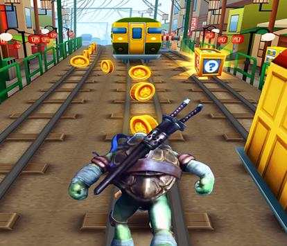 Turtle Subway Ninja screenshot 1