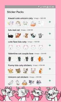 LULU Caty Stickers for WhatsApp screenshot 3