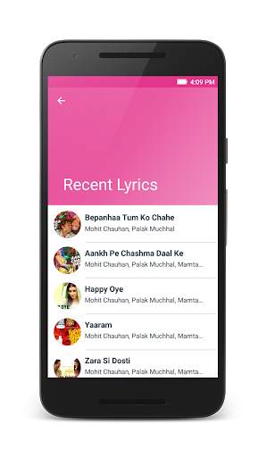 LyricsED - Songs Lyrics screenshot 6