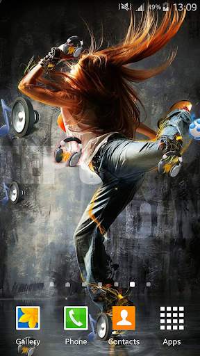 Dança live wallpaper screenshot 1