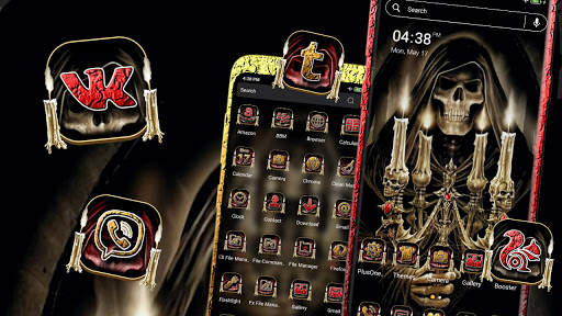 Death Skull Launcher Theme screenshot 1