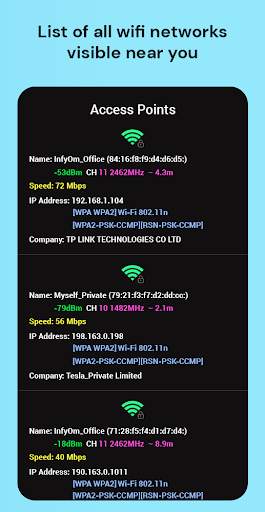 WiFi Analyzer : Wifi Scanner and monitor screenshot 7