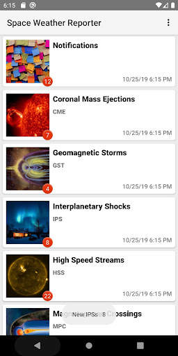 Space Weather Reporter screenshot 1