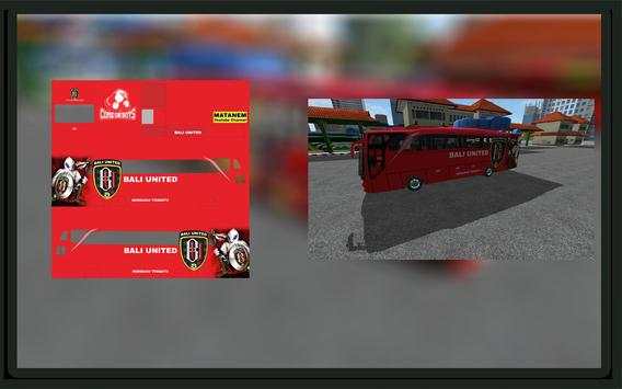 60  Skin Bola Livery BUSSID HD screenshot 3