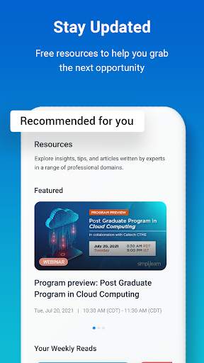 Simplilearn: Online Learning screenshot 3