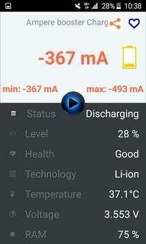 Test Booster Charging (Ampere). screenshot 2