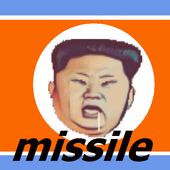 North Korean missile defense icon