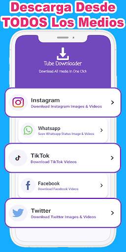 descargador de Tube video – Descarga videos gratis screenshot 1