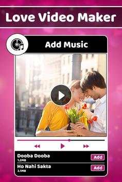 Love Video Maker स्क्रीनशॉट 3