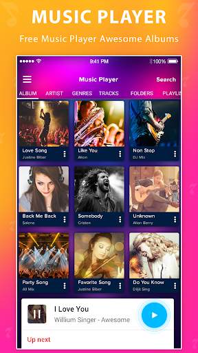 Musical: Music Player स्क्रीनशॉट 1