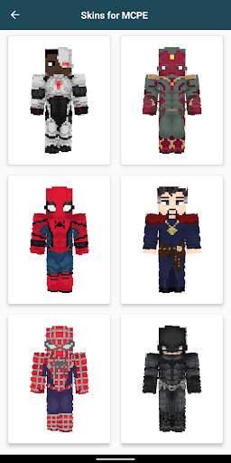 Superhero Skins for Minecraft screenshot 3