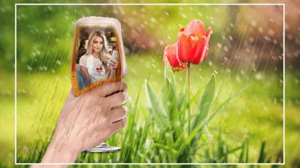 Rain Photo Frame screenshot 1
