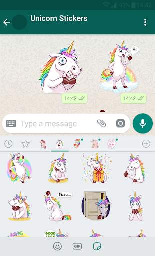 New WAStickerApps 🦄 Unicorn Stickers For WhatsApp screenshot 3