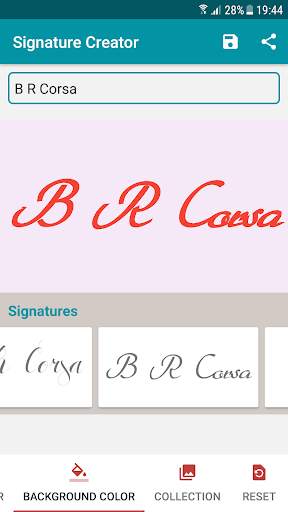 Signature Creator Auto screenshot 5