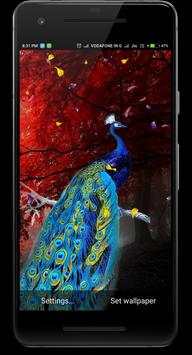 Peacock Live Wallpaper screenshot 2