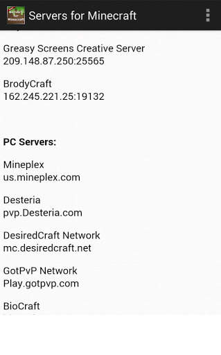 Servers for MC screenshot 2