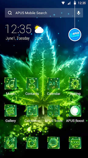 Shine Green Leaf Theme & HD wallpapers screenshot 5