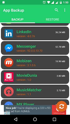 App Backup & Restore-Share APK screenshot 1