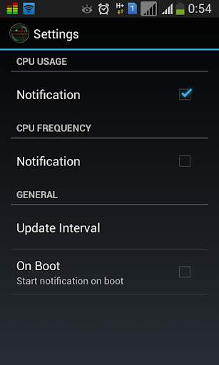 CPU Status screenshot 2