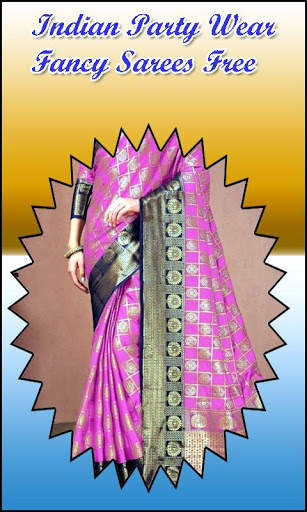 Indian Party Wear Fancy Sarees Free screenshot 2