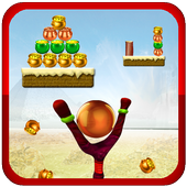 Golden handi Knock down game icon