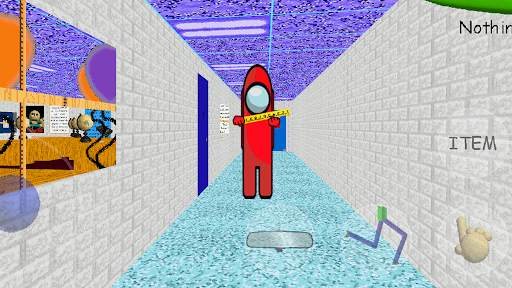 Baldi's Basics in Among Us Mod screenshot 1