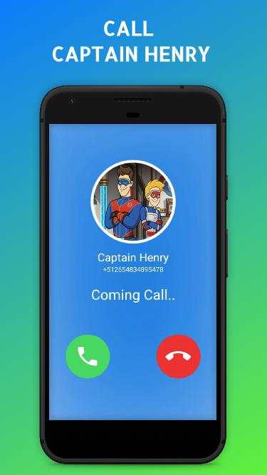 Captain Henry Fake Calling Video & henry danger screenshot 3