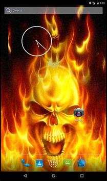 Fire Skull Live Wallpaper screenshot 4
