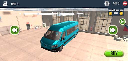 Minibus Simulator - White Bus screenshot 1