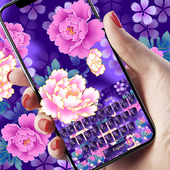 Purple Flower keyboard icon