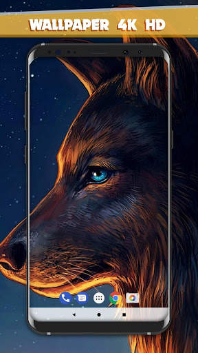 Wolf  Wallpaper Free 2020 HD - 4K 🐺 screenshot 4
