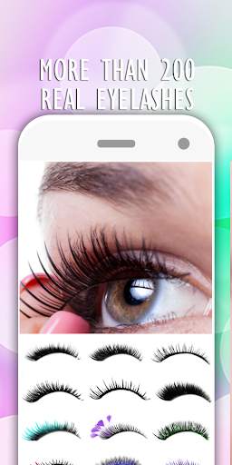 Eyelashes Photo Editor app स्क्रीनशॉट 1